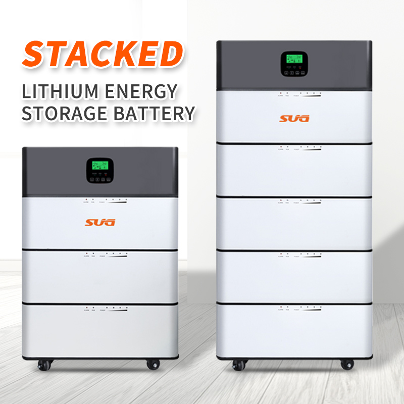 Lifepo4 stapelbar batterikraft Solar Li-ion batteri 48v 5kwh 200ah Hem Lithium Batteri Solar Storage Bank